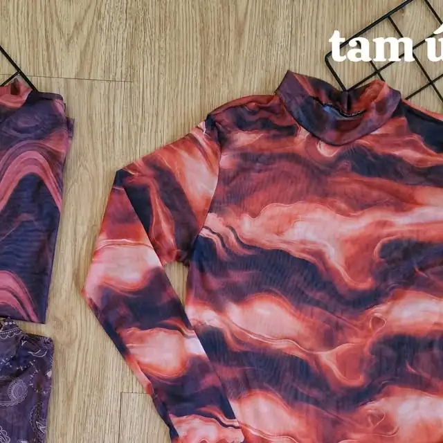 Blusa Tule Gola Alta